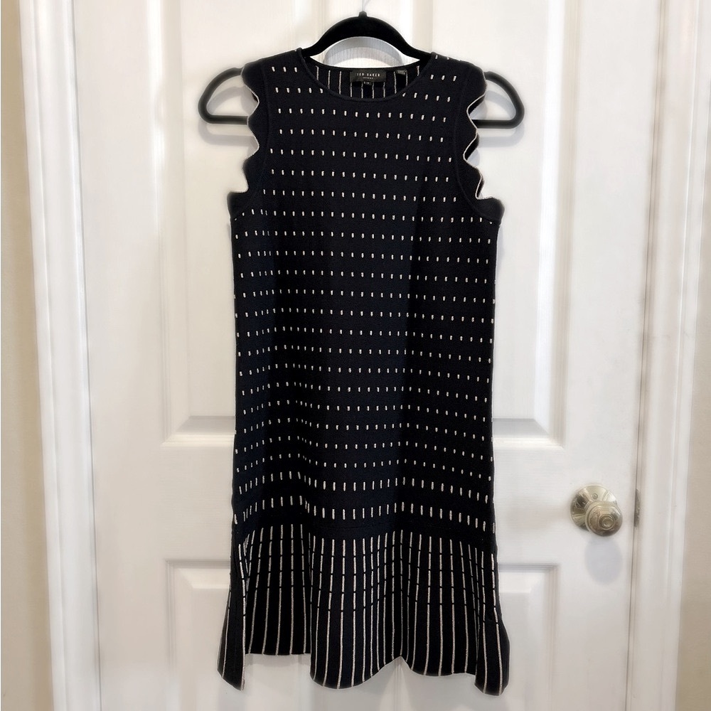 Ted baker scalloped dress